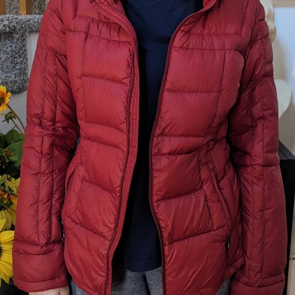 Women's Red Winter Coat from Calvin Klein - Picture 4 of 7